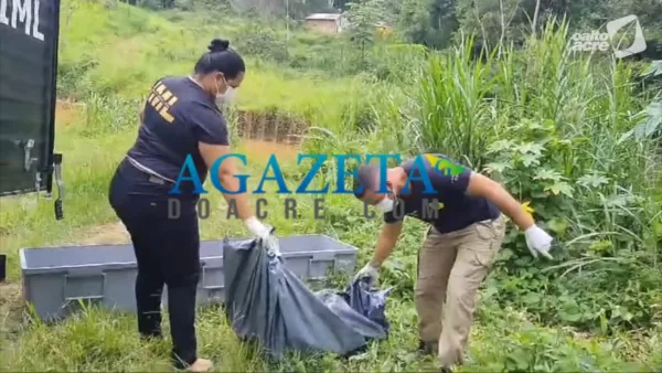 URGENTE: Corpo carbonizado é encontrado em área de mata em Epitaciolândia