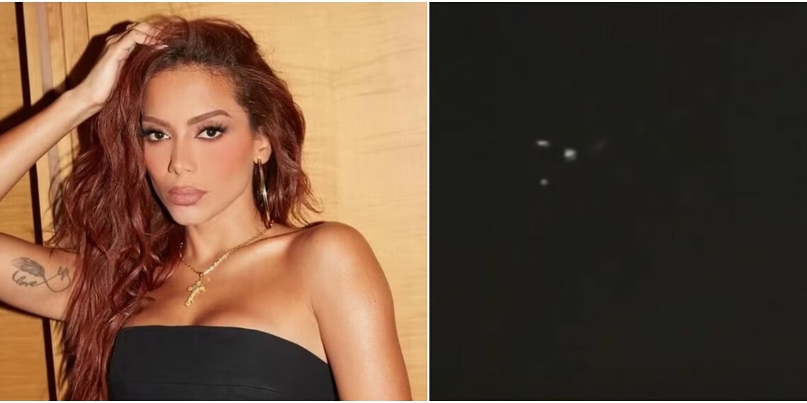 VÍDEO: Anitta se espanta ao filmar supostos OVNIs no céu: “O que é isso?”