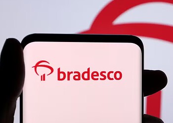 Ilustração de logo do Bradesco. — Foto: Reuters