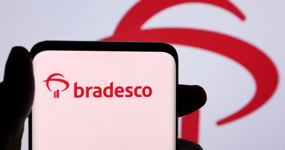 Ilustração de logo do Bradesco. — Foto: Reuters
