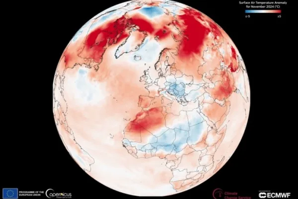 Crise climática: 2024 tem segundo novembro mais quente da história