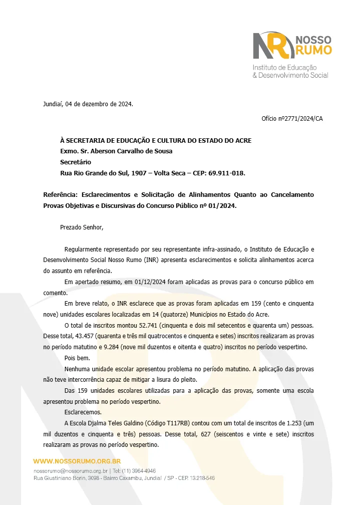 Concurso da Educação: banca pede fim do cancelamento e culpa candidatos por confusão