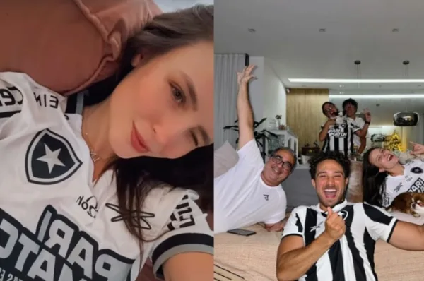 Larissa Manoela aparece torcendo pelo Botafogo e é criticada