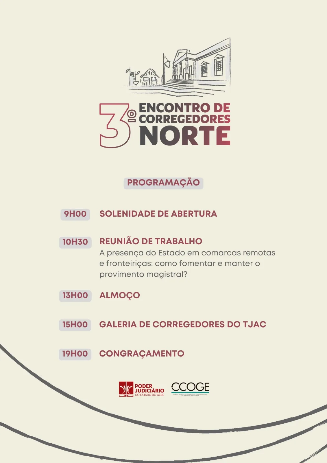 Poder Judiciário do Acre realiza 3º Encontro de Corregedores do Norte nesta segunda