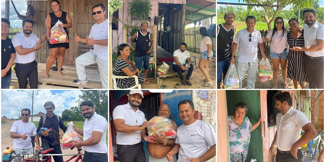 Ação social "Natal sem Fome" atende mais de 350 famílias em Rio Branco com cestas básicas