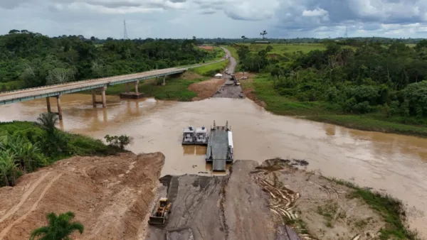 Dnit libera ponte do Rio Caeté para carros pequenos e ônibus; carretas usarão balsa