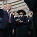 Durante durante discurso de posse: ameaças a imigrantes seguem - (crédito: Morry Gash / POOL / AFP)
