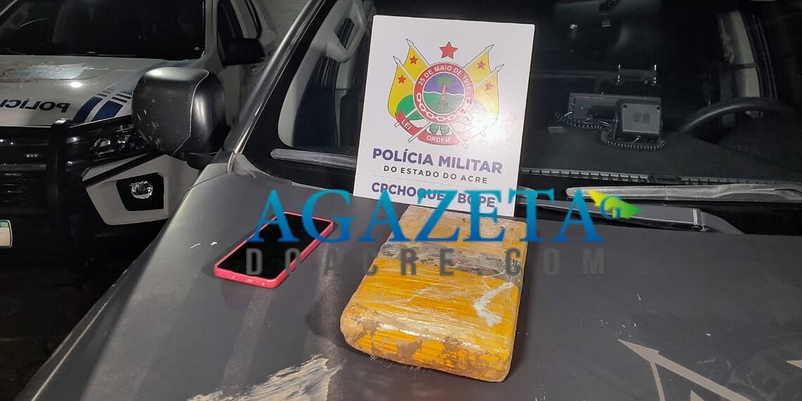 Durante patrulhamento, PM apreende um quilo de droga no Cadeia Velha