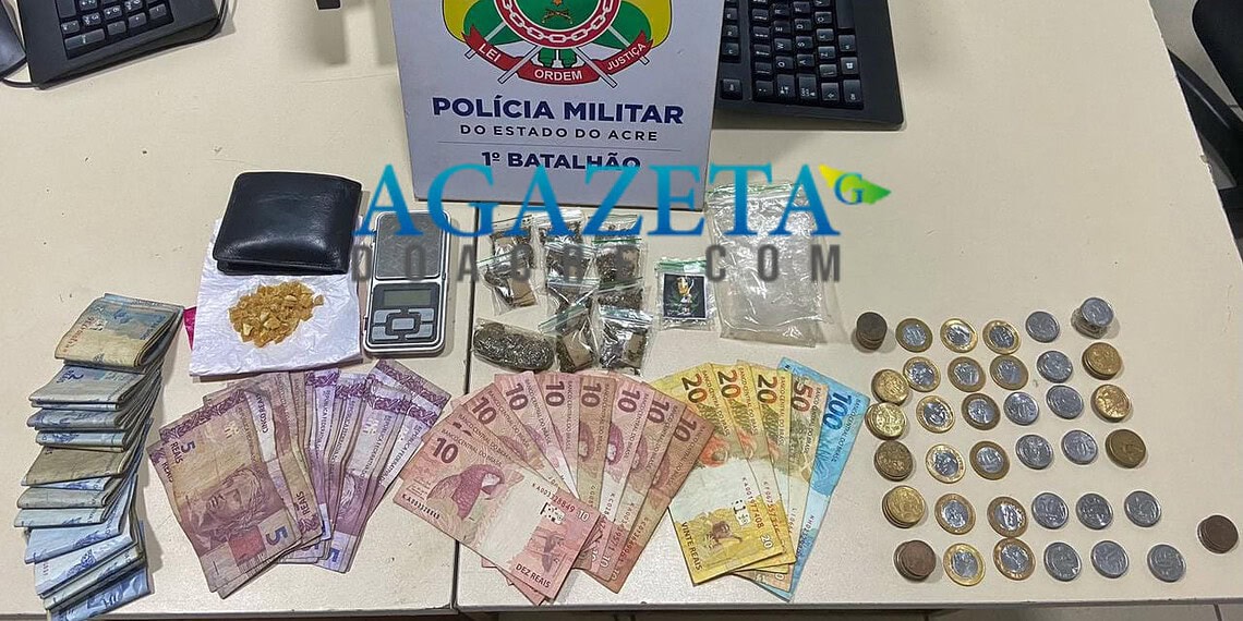 Adolescente de 17 anos é apreendido vendendo drogas no Centro de Rio Branco