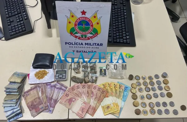 Adolescente de 17 anos é apreendido vendendo drogas no Centro de Rio Branco