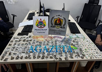 Jovem é preso em flagrante com drogas e dinheiro durante patrulhamento na Baixada da Habitasa