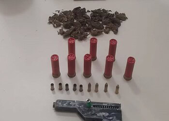 Homem é preso pela PM por posse de arma artesanal e drogas no bairro Vila Acre