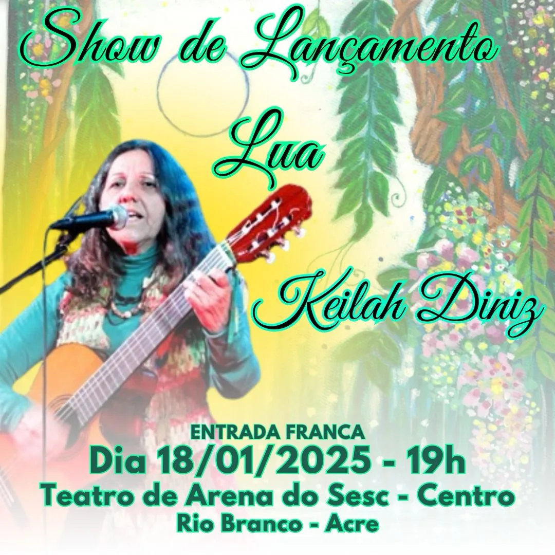 Keilah Diniz lança álbum "LUA" com show no Teatro de Arena do Sesc