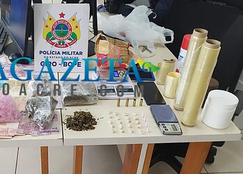 Homem é preso com mais de 1 kg de maconha e R$ 2 mil durante abordagem no Calafate