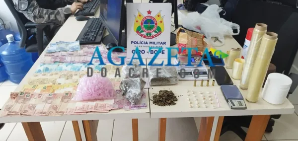 Homem é preso com mais de 1 kg de maconha e R$ 2 mil durante abordagem no Calafate