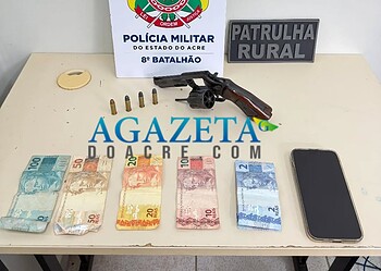 Homem é preso por porte ilegal de arma em Sena Madureira
