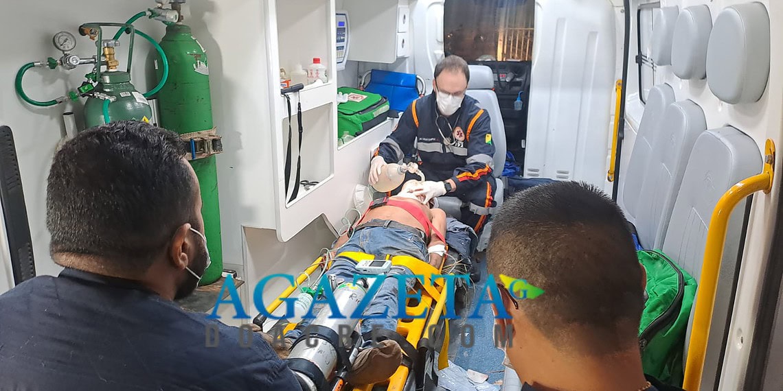 Ciclista sofre traumatismo craniano após colisão com moto na Transacreana