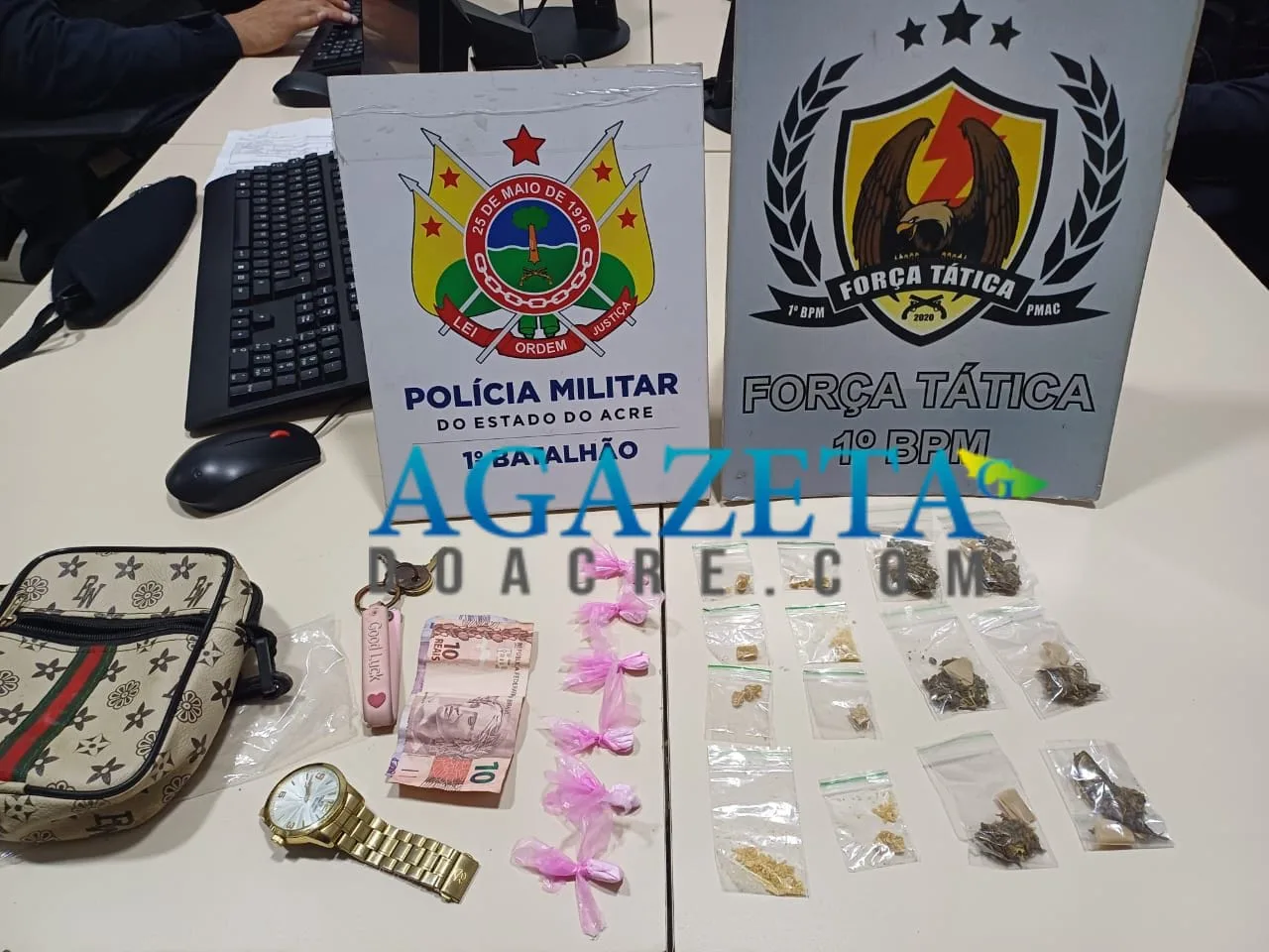 Jovem é preso pela sétima vez por tráfico de drogas em Rio Branco