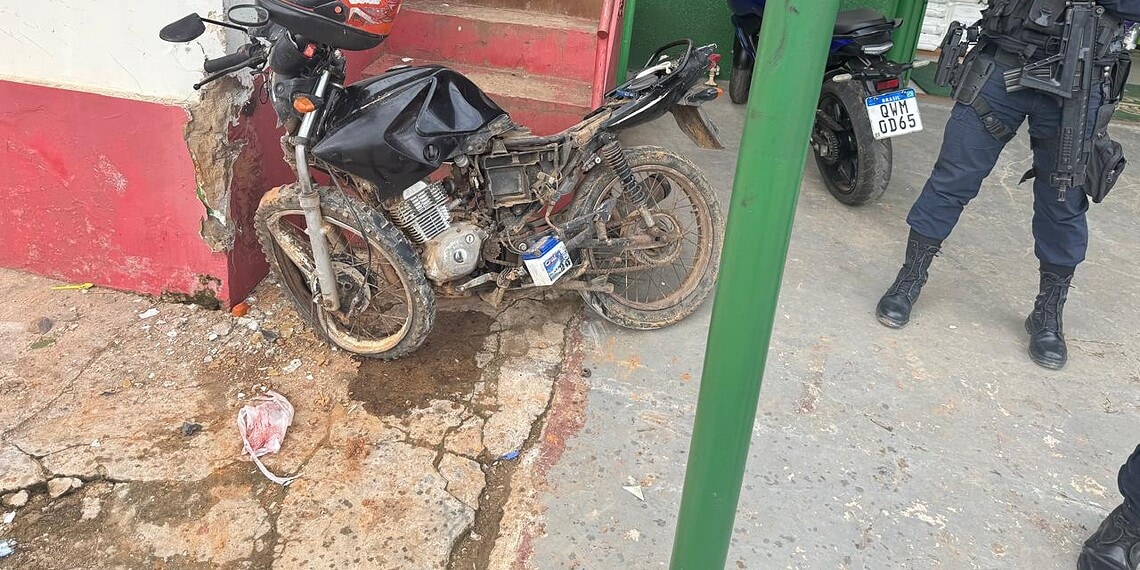 Sem CNH, adolescente que conduzia motocicleta sofre acidente e fica ferido no interior do Acre