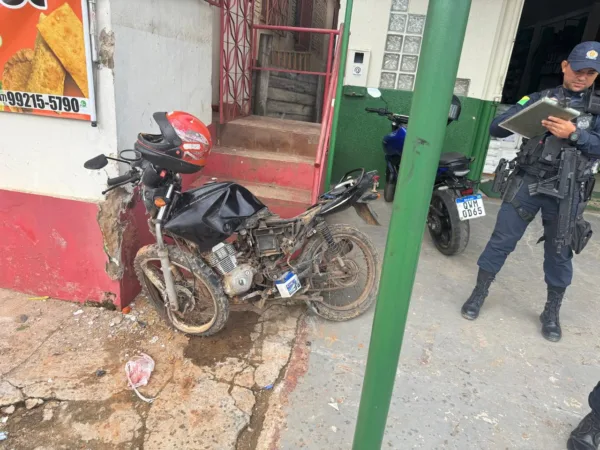 Sem CNH, adolescente que conduzia motocicleta sofre acidente e fica ferido no interior do Acre