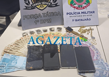 Cinco são presos por suspeita de tráfico de drogas no bairro Pista, em Rio Branco