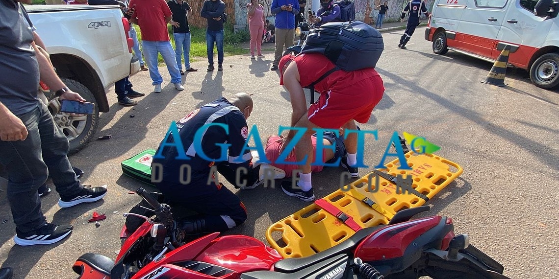 Motorista de aplicativo sofre traumatismo craniano em grave acidente na Avenida Getúlio Vargas