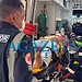 Taxista capota veículo na BR-364 após pneu estourar