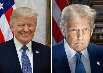 'Séria' e 'sinistra': o que está por trás de nova foto oficial de Donald Trump