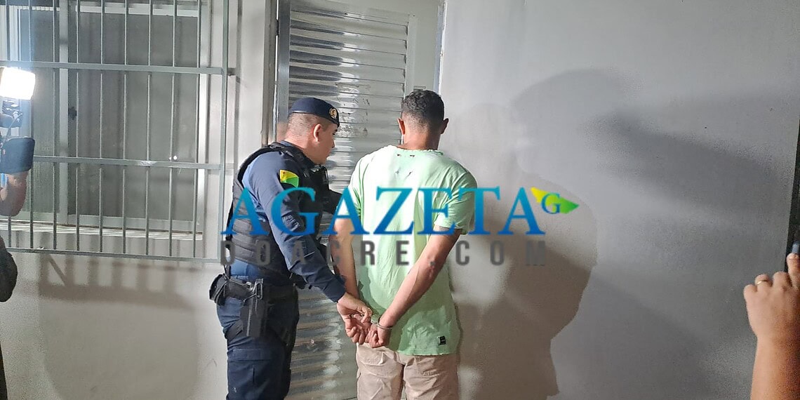Líder de facção é preso pela PM com armas de fogo e drogas em Rio Branco