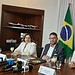 Da esquerda para a direita: ministra Cida Gonçalves, governador Gladson Cameli e vice-governadora Mailza Assis - Foto: Leandro Chaves