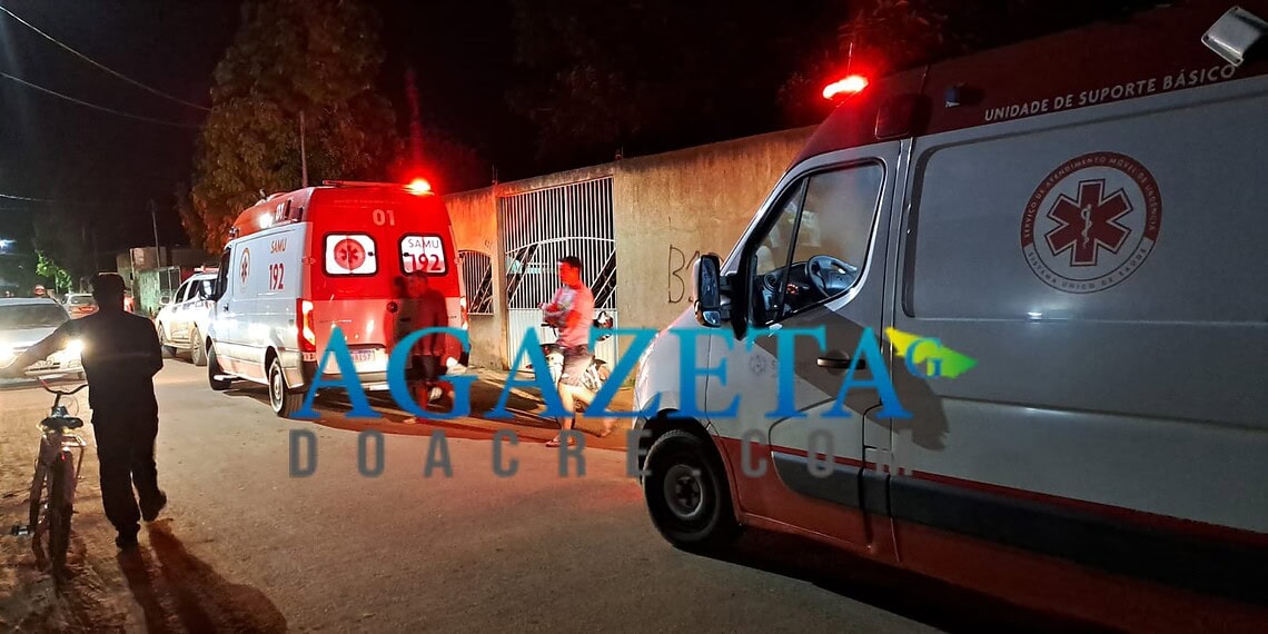 Ataque a tiros deixa dois gravemente feridos em Rio Branco; uma das vítimas é monitorada por tornozeleira