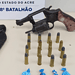 Homem é preso com arma de fogo e drogas em Sena Madureira