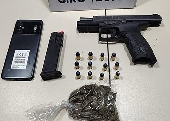 Polícia Militar apreende arma de fogo em abordagem no bairro Eldorado