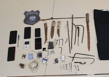 Celulares, estoques e carregadores são encontrados durante revista em presídio de Sena Madureira; Veja vídeo