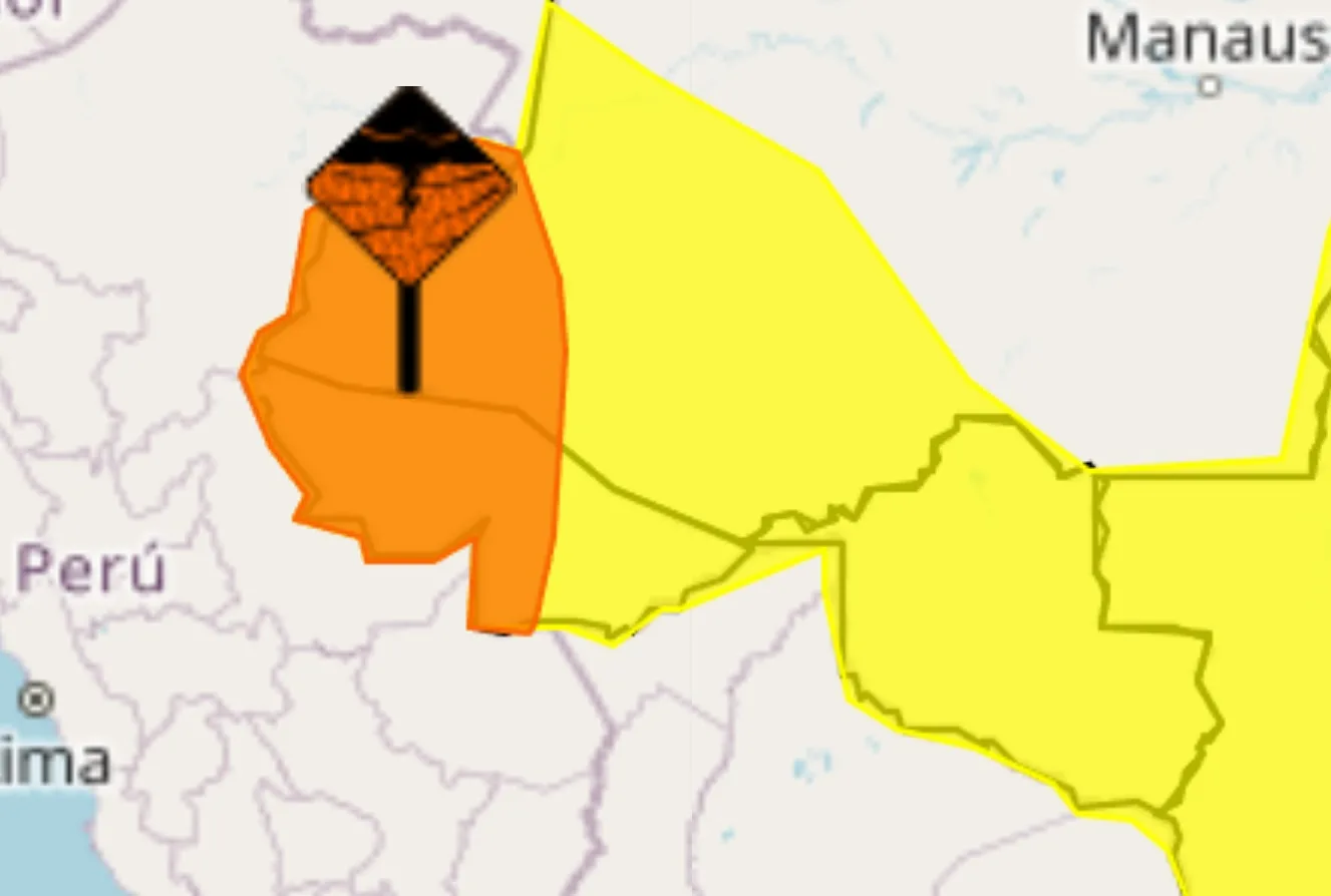 Inmet emite alertas de chuvas intensas e ventos de até 100 km/h no Acre