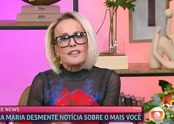 Ana Maria Braga fala no 'Mais Você' sobre especulação de aposentadoria — Foto: Reprodução/TV Globo