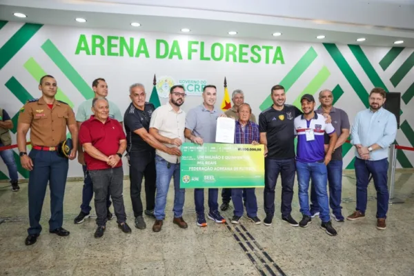 Futebol Acreano recebe R$ 1,5 milhão em investimento para fortalecer o esporte local