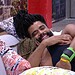 Aline e Diogo na madrugada desta terça-feira (28) • Reprodução/Globoplay