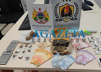 Homem é preso em flagrante com mais de 20 papelotes de skunk e dinheiro em Rio Branco