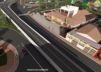 Vídeo mostra como vai ficar o trânsito após construção do Viaduto da Corrente em Rio Branco; Assista