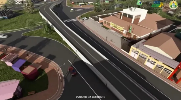 Vídeo mostra como vai ficar o trânsito após construção do Viaduto da Corrente em Rio Branco; Assista