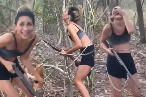 Ibama procura mulher que aparece em vídeo matando e torturando onça