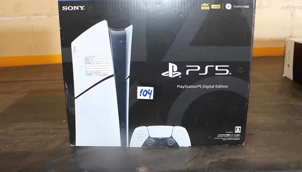 PlayStation 5 disponibilizado no novo leilão da Receita Federal e que pode ser adquirido a partir de R$ 100. — Foto: Divulgação/ Receita Federal