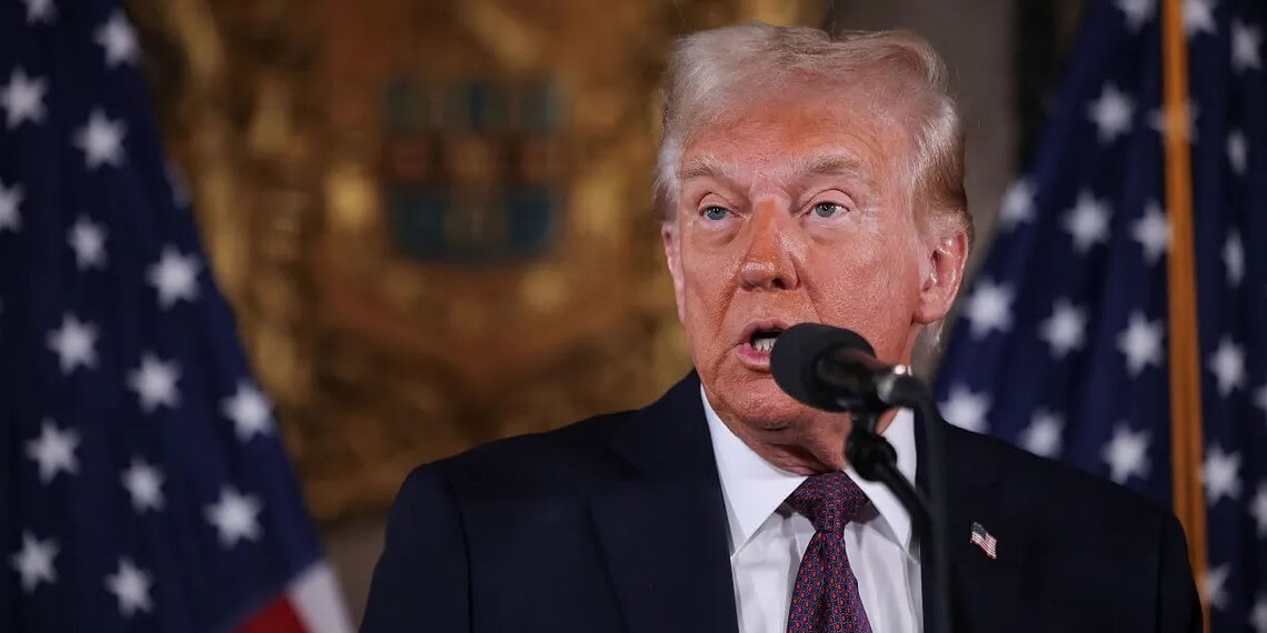 Presidente dos Estados Unidos, Donald Trump. • REUTERS