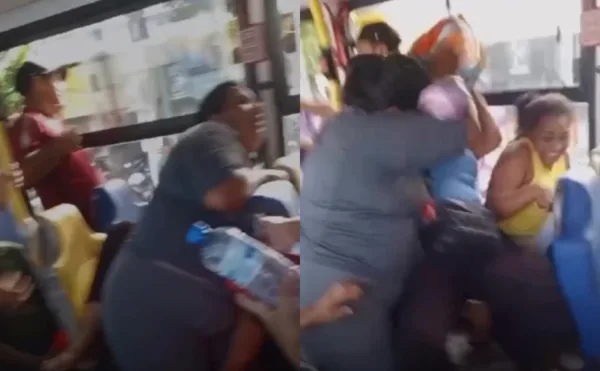 VÍDEO: Briga entre passageiras dentro de ônibus em Rio Branco viraliza nas redes sociais