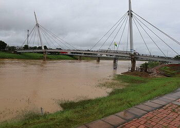 Rio Acre alcançou 13,88m na manhã desta segunda-feira, 24. Foto: Odair Leal/Sesacre