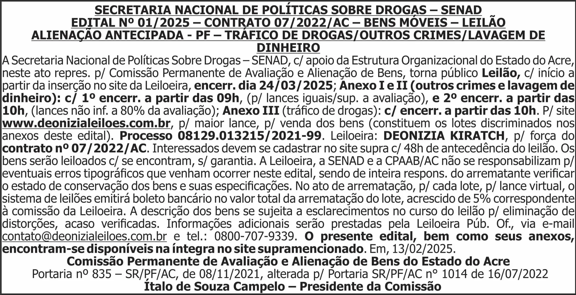 Editais