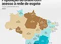 Menos de metade da população do Acre tem acesso à rede de esgoto sanitário, aponta pesquisa