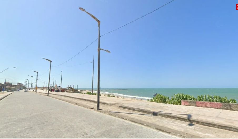 Turistas foram sequestrados em área turística de Fortaleza (CE) • Reprodução/Google Street View