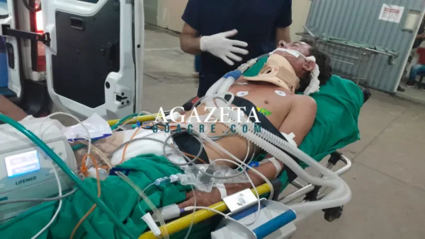 Motociclista sofre acidente e é transferido em estado grave no interior do Acre